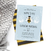 Bijenillustratie Blauw Patroondocument Bord