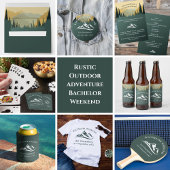 Buitenavontuur Bergbekende vrijgezellenweekend Bier Etiket