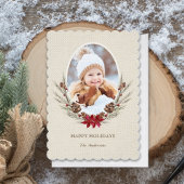 Rustic Pinecone Custom Text Holiday Ronde Kartonnen Onderzetter