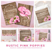 Rustiek Chic Roze Bloemen Quinceañera Dank u Ronde Sticker