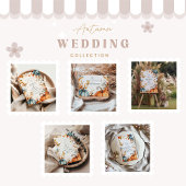 Rustic Pumpkin Fall Wedding Kaart