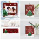 Creëer Uw eigen kerstfoto Foto Feestdagenkaart