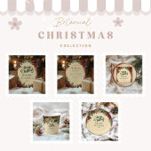 Rustiek Red Poinsettia Holiday Party Papieren Bordje