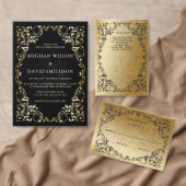 Rustisch Zwart goudlabel lijst Etiket (Personaliseer de collectie van deze zelfstandige maker.)