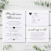 Rustieke Romantische Suite Bruiloft RSVP Kaart (Personaliseer de collectie van deze zelfstandige maker.)