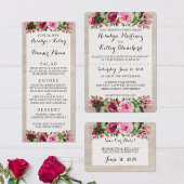 Shabby  Rustiek Houten Patroon Aangepast Cadeaupapier