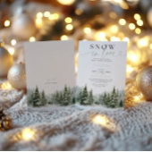 Sneeuw in liefde Winter-registratie bijgevoegde ka Informatiekaartje