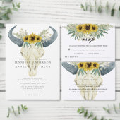 Rustic Wood Sunflower Save the Date Magneet (Personaliseer de collectie van deze zelfstandige maker.)