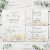 Rustieke Witte Schuur Hout Zonnebloem Wedding Deta Informatiekaartje (Personaliseer de collectie van deze zelfstandige maker.)