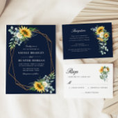 waterverf zonnebloem eucalyptusadres etiket