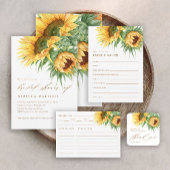 Elegante rustieke zonnebloem Vrijgezellenfeest gun Wijn Etiket