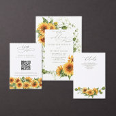 Budget Sunflowers Garden Save the Date (Personaliseer de collectie van deze zelfstandige maker.)