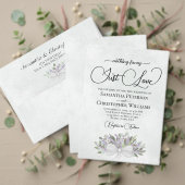 Love is Sweet Rustic Eucalyptus & Lavender Wedding Bedankzakje (Personaliseer deze collectie van deze onafhankelijke maker. Test)