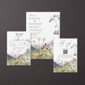 Rustieke Waterverf Wildflower Mountain bruiloft Bedankdoosjes (Personaliseer de collectie van deze zelfstandige maker.)