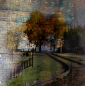 Westerne Boerderij-schuur-bruiloft Kaart