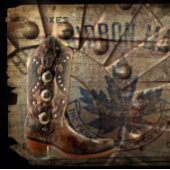 Rustiek western land cowboy bruiloft dank u bedankkaart