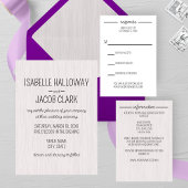 Rustiek Witte Hout Trouwadres Etiket