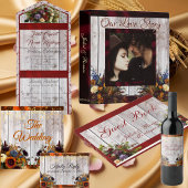 Herfst Wildflowers Ribbon & Lights RSVP Kaartje