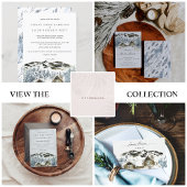 Rustic Winter Mountain Return Label
