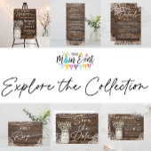 Rustiek Houten Kant Land Save The Date