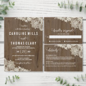 Rustieke Houten en Kant Tafelnummers (Personaliseer de collectie van deze zelfstandige maker.)