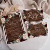 Rustic Country Modern Elegant Name Initiaal Weddin Hart Sticker