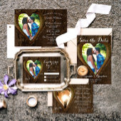 Welkom | Rustisch metaalwoudhuwelijk Poster