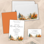 Rustiek bosgebied herfstbos post-it® notes