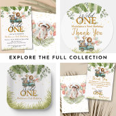 Safari Wild One eerste gelukkige verjaardag Vlaggetjes