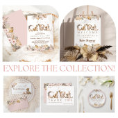 Safari Animal Tropical Floral Girl Books for Baby Informatiekaartje