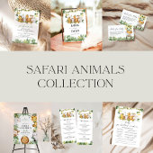 Safari Animals Baby shower Favoriet Box Bedankdoosjes