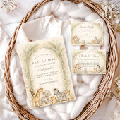 Safari Jungle Animals Arch Baby Shower Kaart