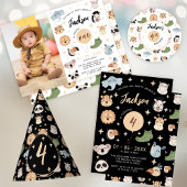 Safari Oerwoud dierenverjaardagsjongen cadeau guns Bedankdoosjes