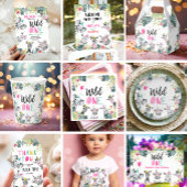 Dank u Card Party Dieren Meisje Safari Verjaardag Kaart