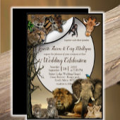 Safari Wildlife Clock Ronde Klok