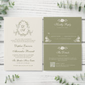 Salie Groene Vintage Botanische Etiket (Personaliseer de collectie van deze zelfstandige maker.)