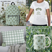 Sage Bubble Frogs - lauriergroen kinder motief. Koffiemok