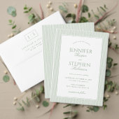 Salie Groene Gestreepte Trouwprogramma Handventila Handwaaier (Personaliseer deze collectie van deze onafhankelijke maker. Test)