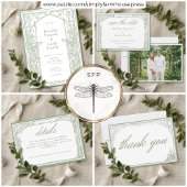 Sage Vintage Botanical Trellis Arch Wedding Detail Informatiekaartje