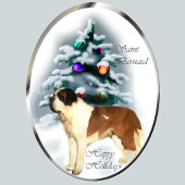 Saint Bernard kerstcadeaus Matglas Bierpul