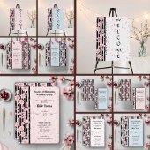 Sakura Spring Cherry Blossoms Baby shower Bedankkaart