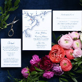 Salem MA Kaart Elegant Navy Blue Bruiloft Favor Blikjeskoeler