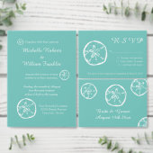 Aangepaste palm boom strand bruiloft water fles la etiket (Personaliseer de collectie van deze zelfstandige maker.)