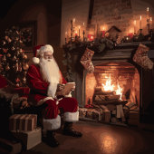 Santa's Cosy Nook Kaart