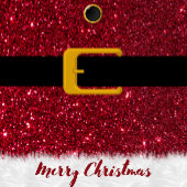 Gepersonaliseerde Santa Schort-Christmas-Red- Schort