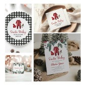 KerstkerstBaby shower voor kerstmis Baby Bedankdoosjes