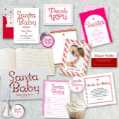 Santa Baby Rode Kerstdouche servetten