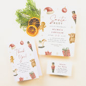 Eenvoudige Snowflake Vintage Kerst Retour Adres Zelfinktende Stempel