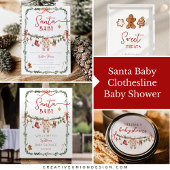 Sant Baby Clothesline Baby Shower Napkins Servet