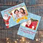 Schattigee Kerstman Grappige Kerst Cartoon Rugtassen